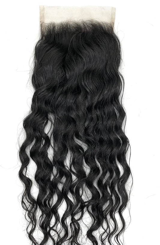 Cambodian Raw - CURLY WAVE LACE CLOSURE