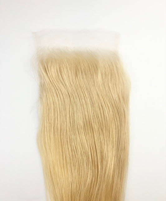 Cambodian - STRAIGHT BLONDE HAIR CLOSURE